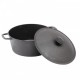 Cast iron casserole with frying lid 5L