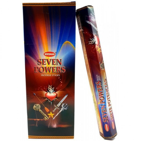 Благовония Krishan Seven powers, аромапалочки, 8 шт