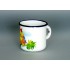 Enamel mug 0.4l decor